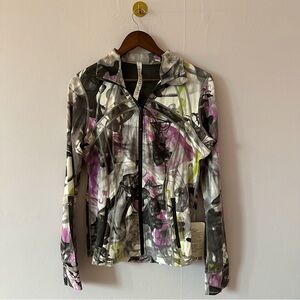 NWT lululemon define Throwback print 14 nulu zip-up unicorn  rare